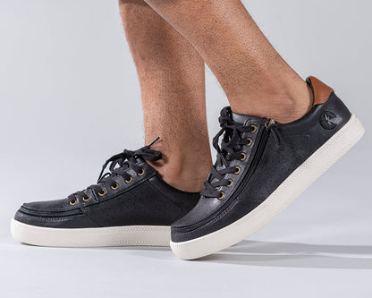  FINAL SALE - Men's Black BILLY Low Sneakers
