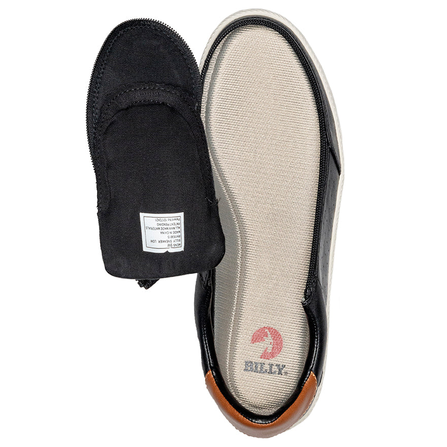 FINAL SALE - Men's Black BILLY Low Sneakers