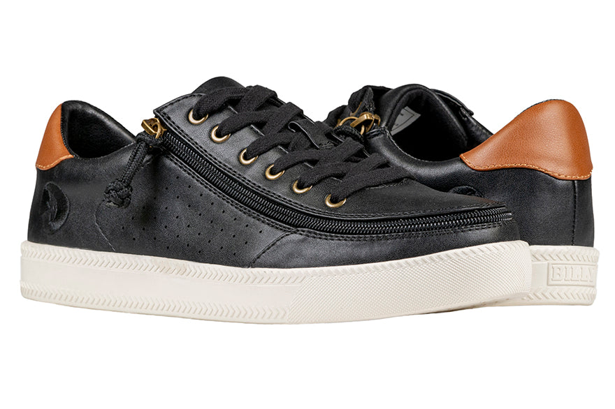  FINAL SALE - Men's Black BILLY Low Sneakers