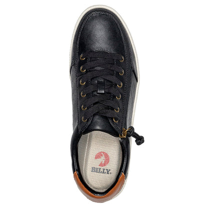  FINAL SALE - Men's Black BILLY Low Sneakers
