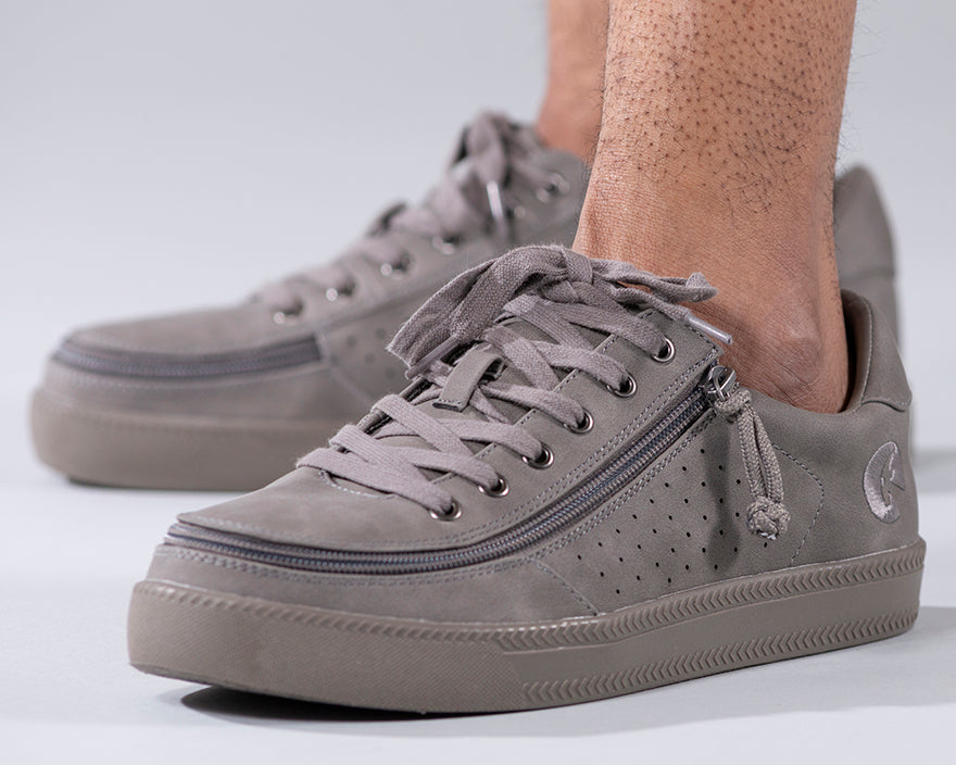  FINAL SALE - Men's Charcoal To The Floor BILLY Low Sneakers