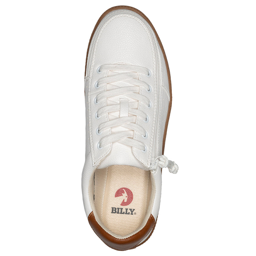  FINAL SALE - Men's White BILLY Low Sneakers