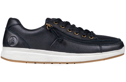  Men's Black Leather BILLY Comfort Lows