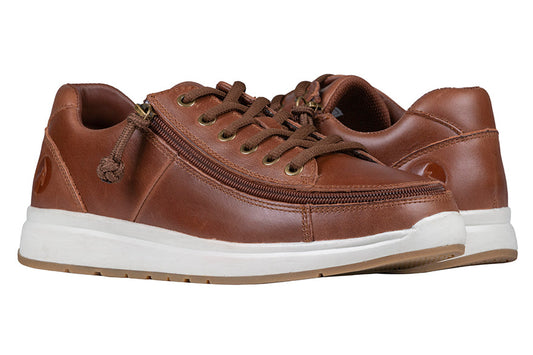  FINAL SALE - Men's Brown Leather BILLY Comfort Lows