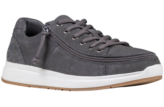  Men's Grey Suede BILLY Comfort Lows