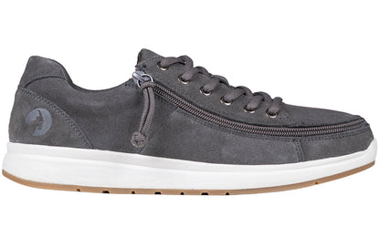  Men's Grey Suede BILLY Comfort Lows
