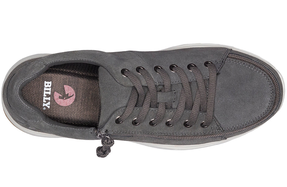  Men's Grey Suede BILLY Comfort Lows