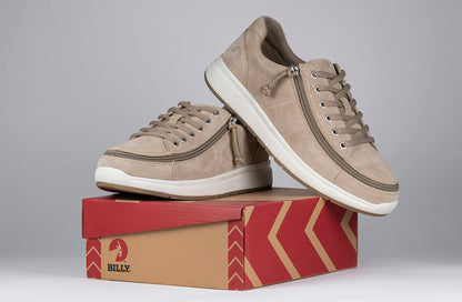  Men's Tan Suede BILLY Comfort Lows
