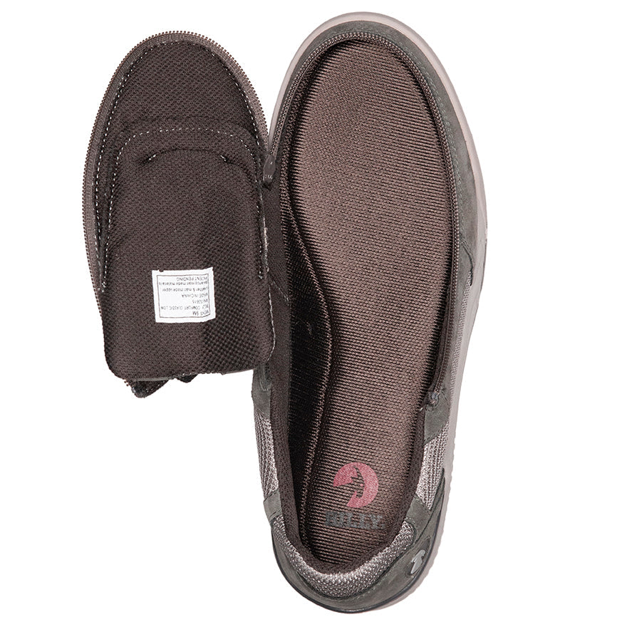  FINAL SALE - Men's Charcoal Suede/Mesh BILLY Comfort Classic Lows