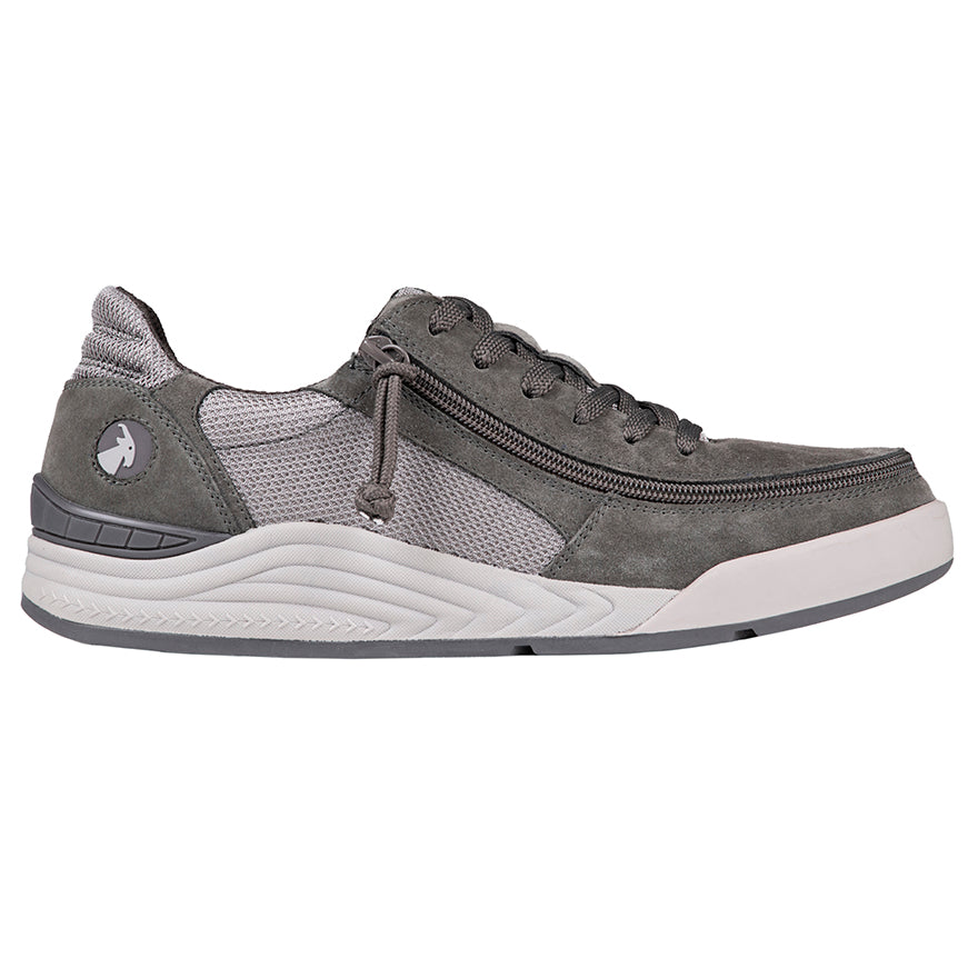  FINAL SALE - Men's Charcoal Suede/Mesh BILLY Comfort Classic Lows