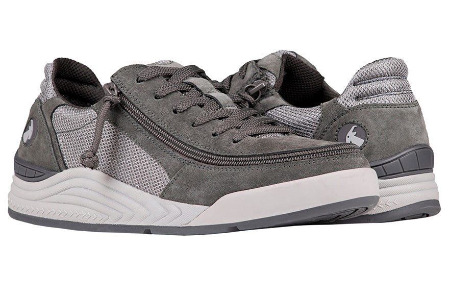  FINAL SALE - Men's Charcoal Suede/Mesh BILLY Comfort Classic Lows