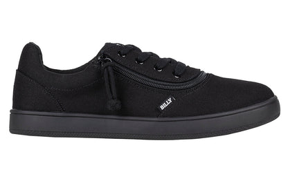  FINAL SALE - Men's Black To The Floor BILLY Sneaker Low Tops