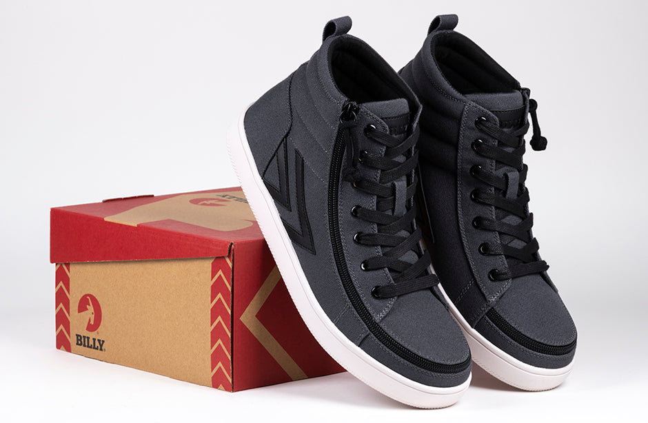  Men's Charcoal/Black BILLY CS Sneaker High Tops