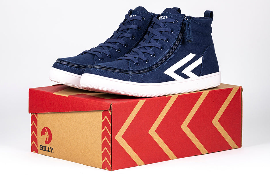  Men's Navy/White BILLY CS Sneaker High Tops