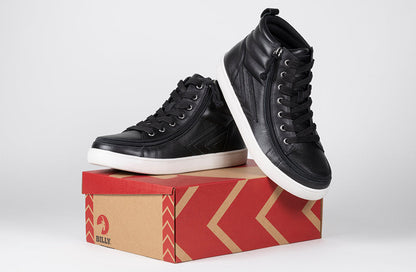  Men's Black Leather BILLY Ten9 CS Sneaker High Tops