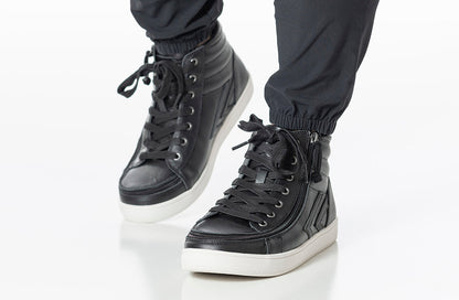  Men's Black Leather BILLY Ten9 CS Sneaker High Tops