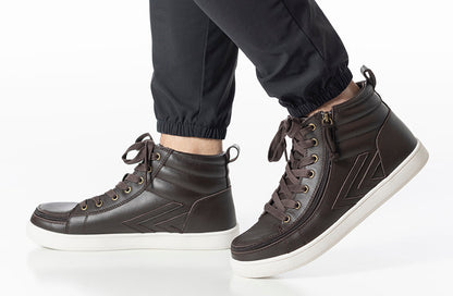  Men's Brown Leather BILLY Ten9 CS Sneaker High Tops
