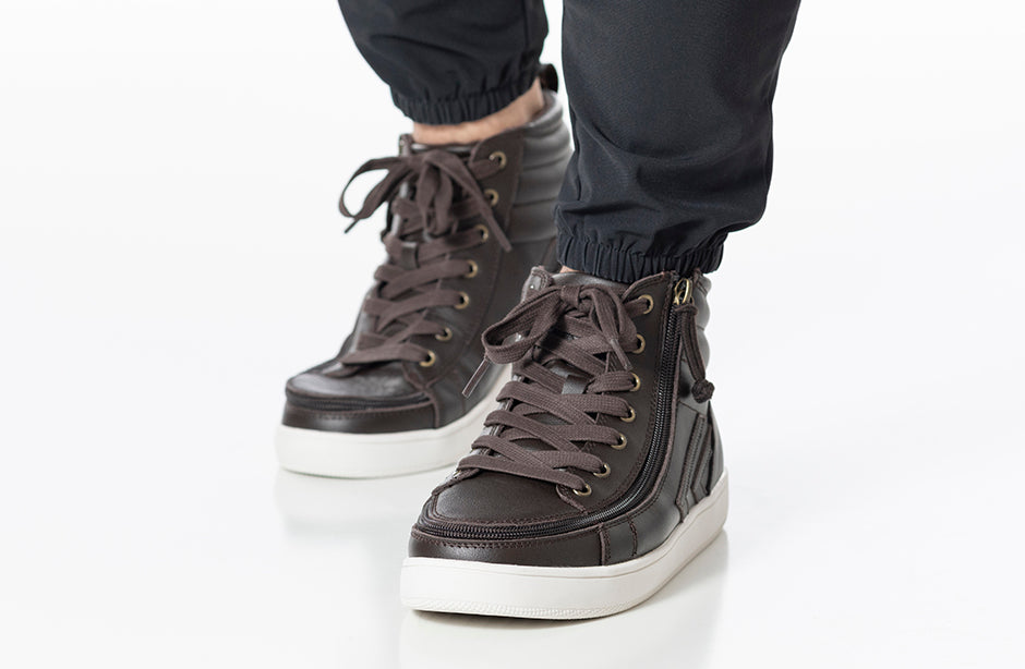 Men's Brown Leather BILLY Ten9 CS Sneaker High Tops