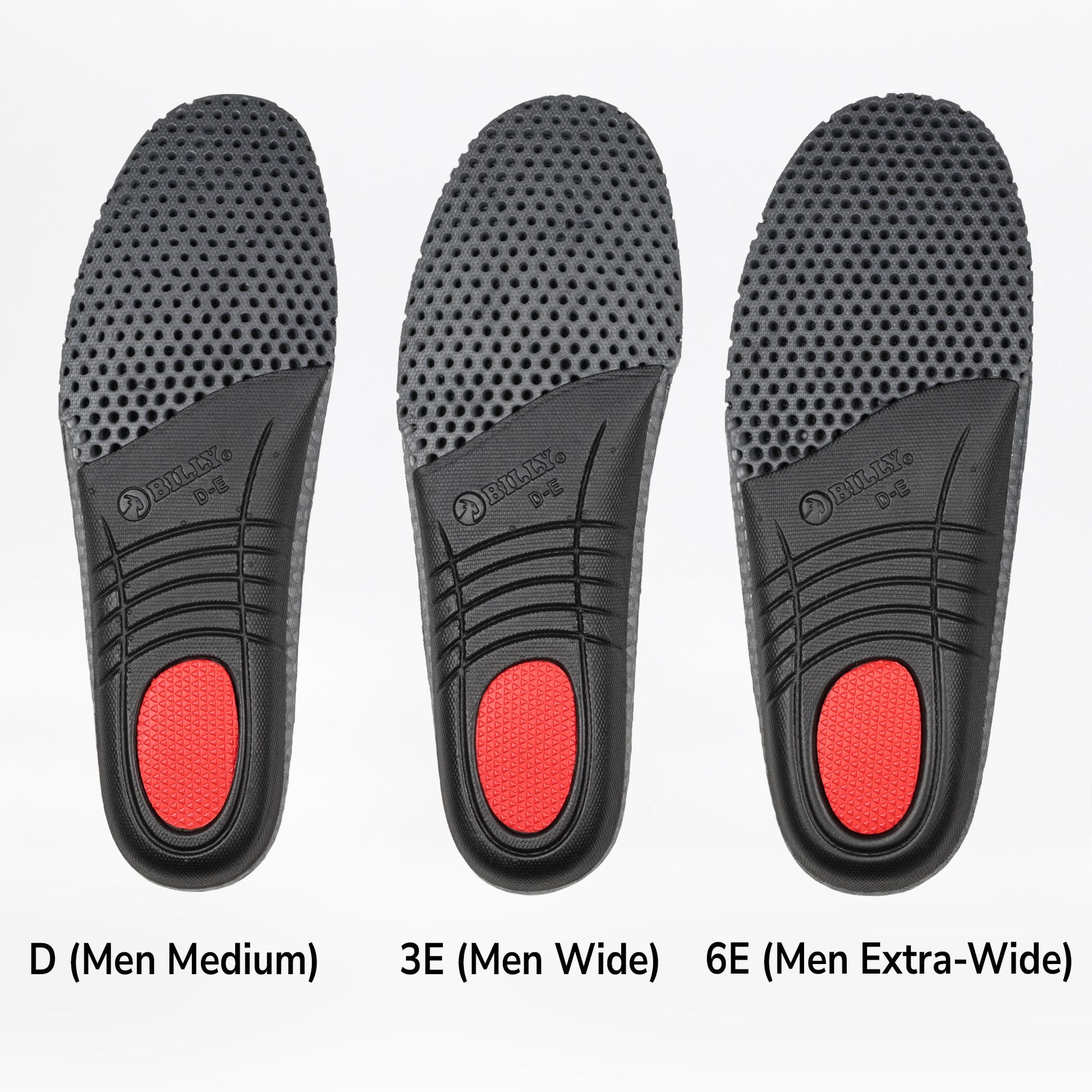  Men's Black BILLY Comfort Insoles