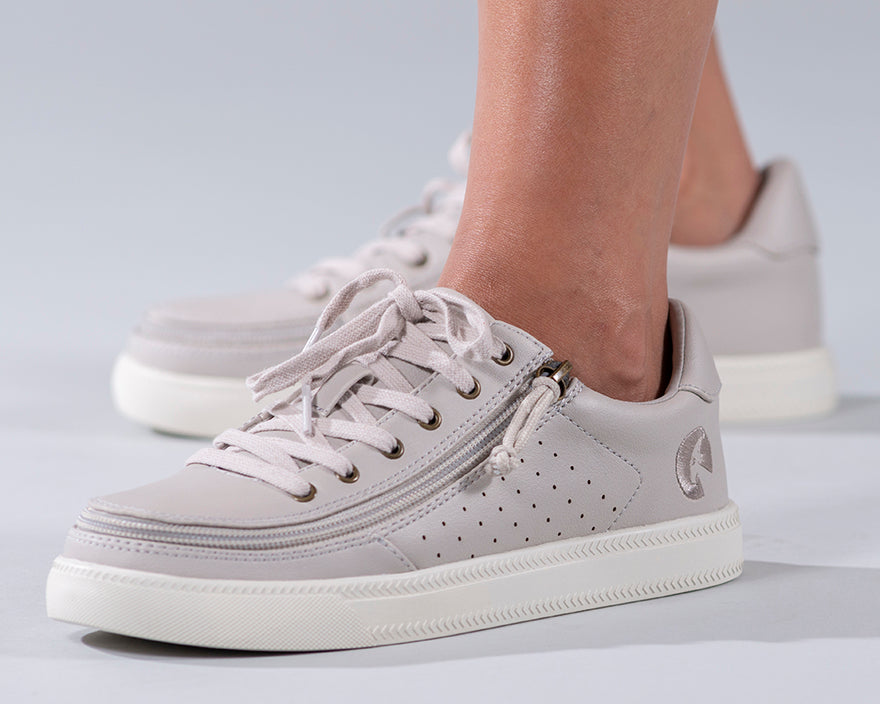  FINAL SALE - Women's Dove Grey BILLY Low Sneakers