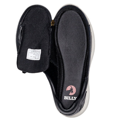  FINAL SALE - Women's Black Leather BILLY Comfort Lows