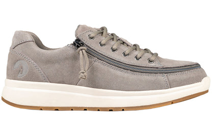  Women's Grey Suede BILLY Comfort Lows