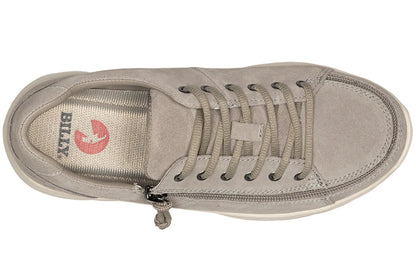  Women's Grey Suede BILLY Comfort Lows