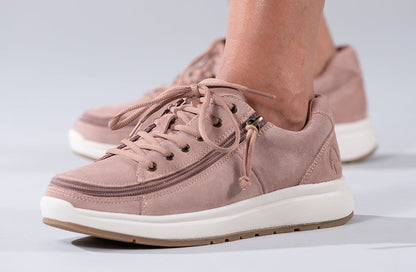  FINAL SALE - Women's Blush Suede BILLY Comfort Lows