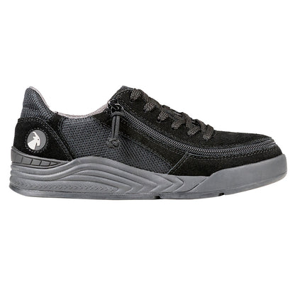  FINAL SALE - Women's Black Suede/Mesh BILLY Comfort Classic Lows