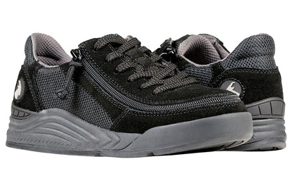  FINAL SALE - Women's Black Suede/Mesh BILLY Comfort Classic Lows