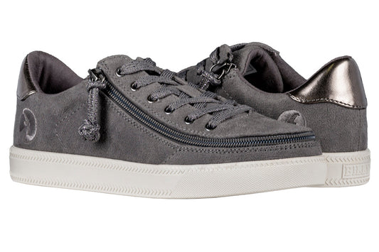  FINAL SALE - Women's Charcoal BILLY Classic Lace Lows