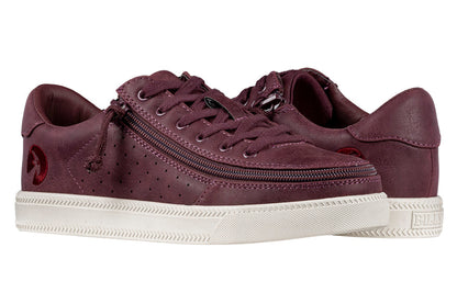  FINAL SALE - Women's Burgundy BILLY Sneaker Lows