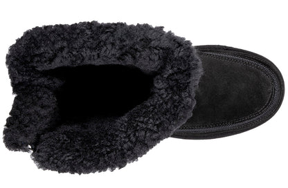  FINAL SALE - Women's Black BILLY Cozy Quilt Lux Boots
