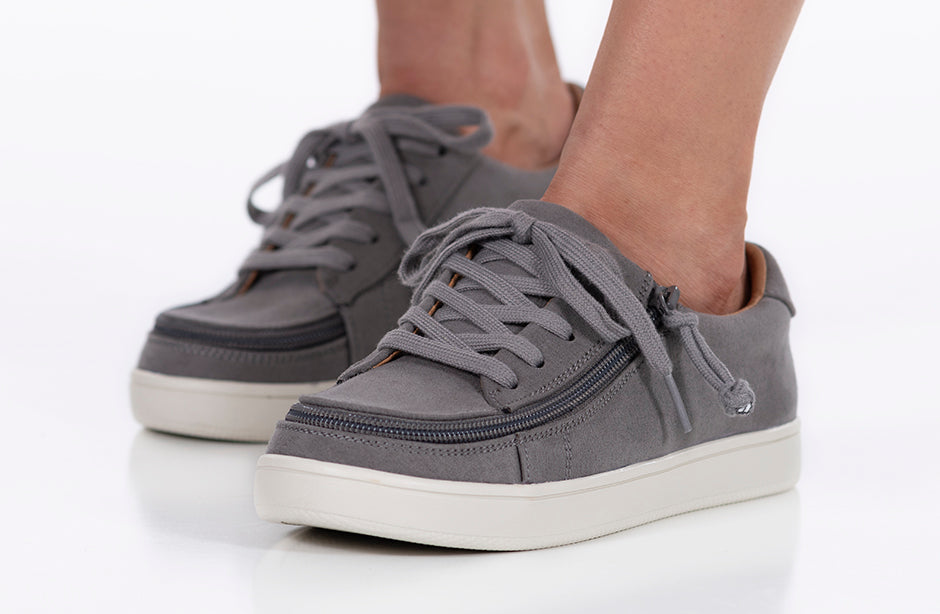  FINAL SALE - Women's Charcoal BILLY Sneaker Low Tops