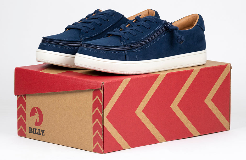  FINAL SALE - Women's Navy BILLY Sneaker Low Tops