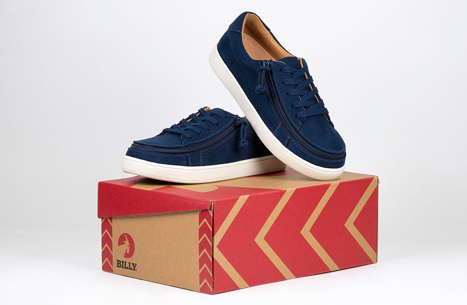  FINAL SALE - Women's Navy BILLY Sneaker Low Tops