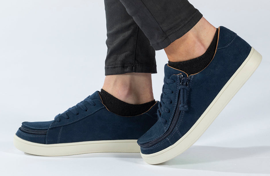  FINAL SALE - Women's Navy BILLY Sneaker Low Tops