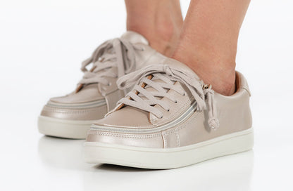  FINAL SALE - Women's Champagne BILLY Sneaker Low Tops
