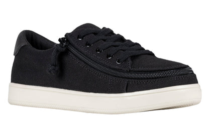  FINAL SALE - Women's Black Canvas BILLY Sneaker Low Tops
