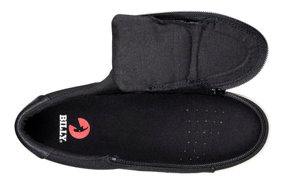  FINAL SALE - Women's Black Canvas BILLY Sneaker Low Tops