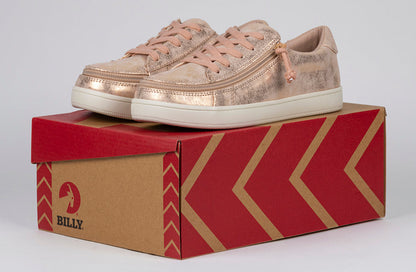  FINAL SALE - Women's Rose Gold BILLY Sneakers