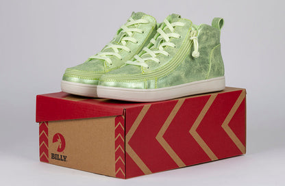  FINAL SALE - Women's Cucumber Green BILLY Sneaker Lace Mid Tops