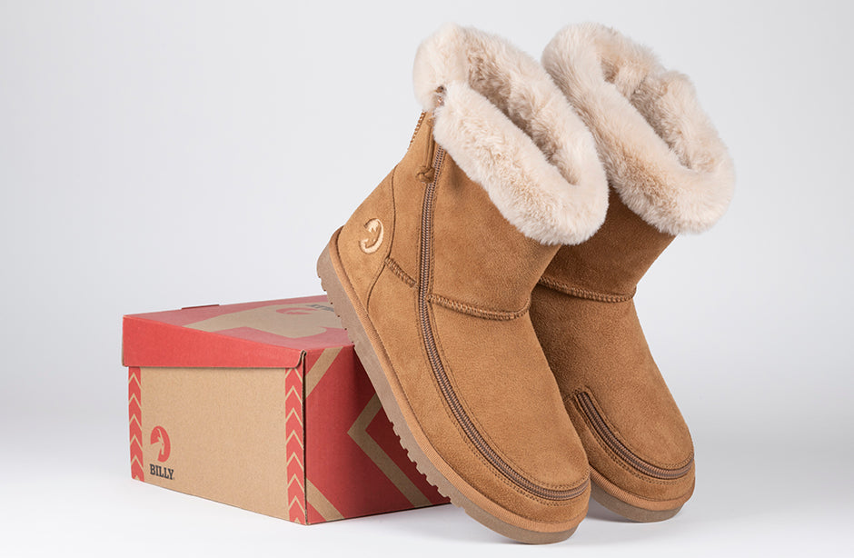  Women's Chestnut BILLY Cozy Boots