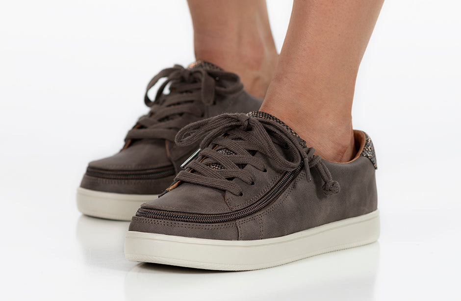  FINAL SALE - Women's Espresso BILLY Sneaker Low Tops