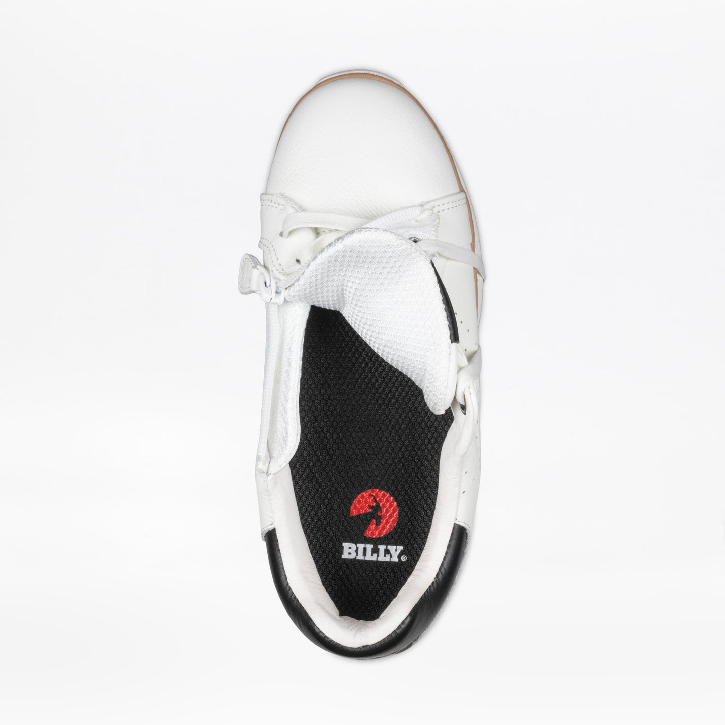  Women's White Leather BILLY Comfort Luxe