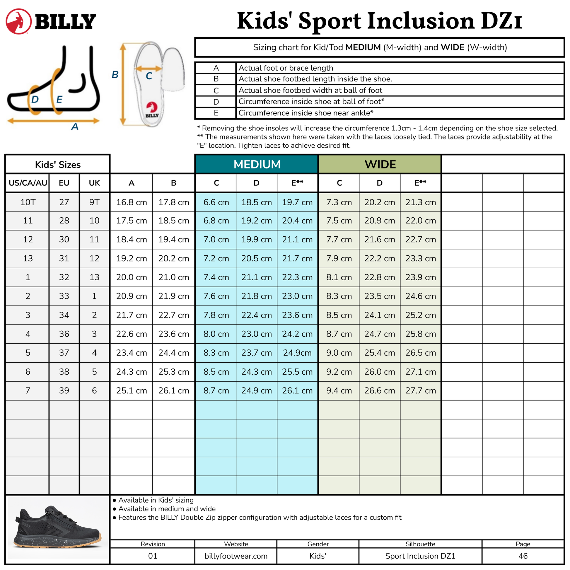  Pink Confetti BILLY Sport Inclusion DZ1