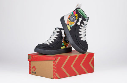  UNI Love Black Multi BILLY Classic Lace High Tops