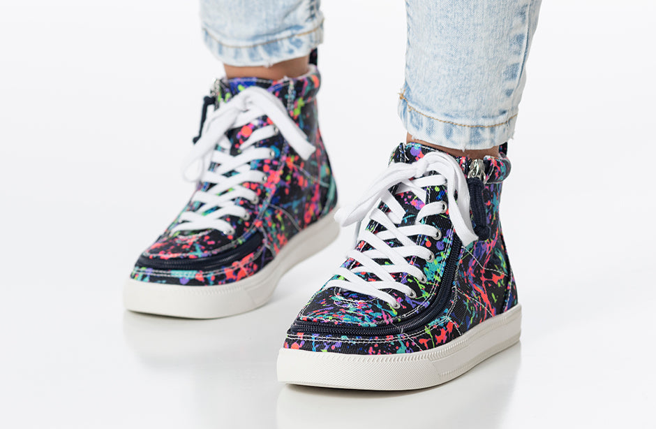  Sasha Splatter BILLY Classic Lace High Tops