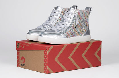  Silver Rainbow BILLY Classic Lace High Tops