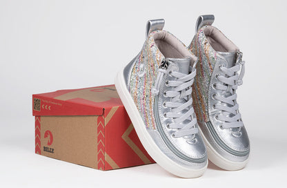  Silver Rainbow BILLY Classic Lace High Tops